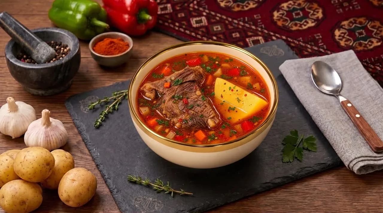 Шурпа с мясом 