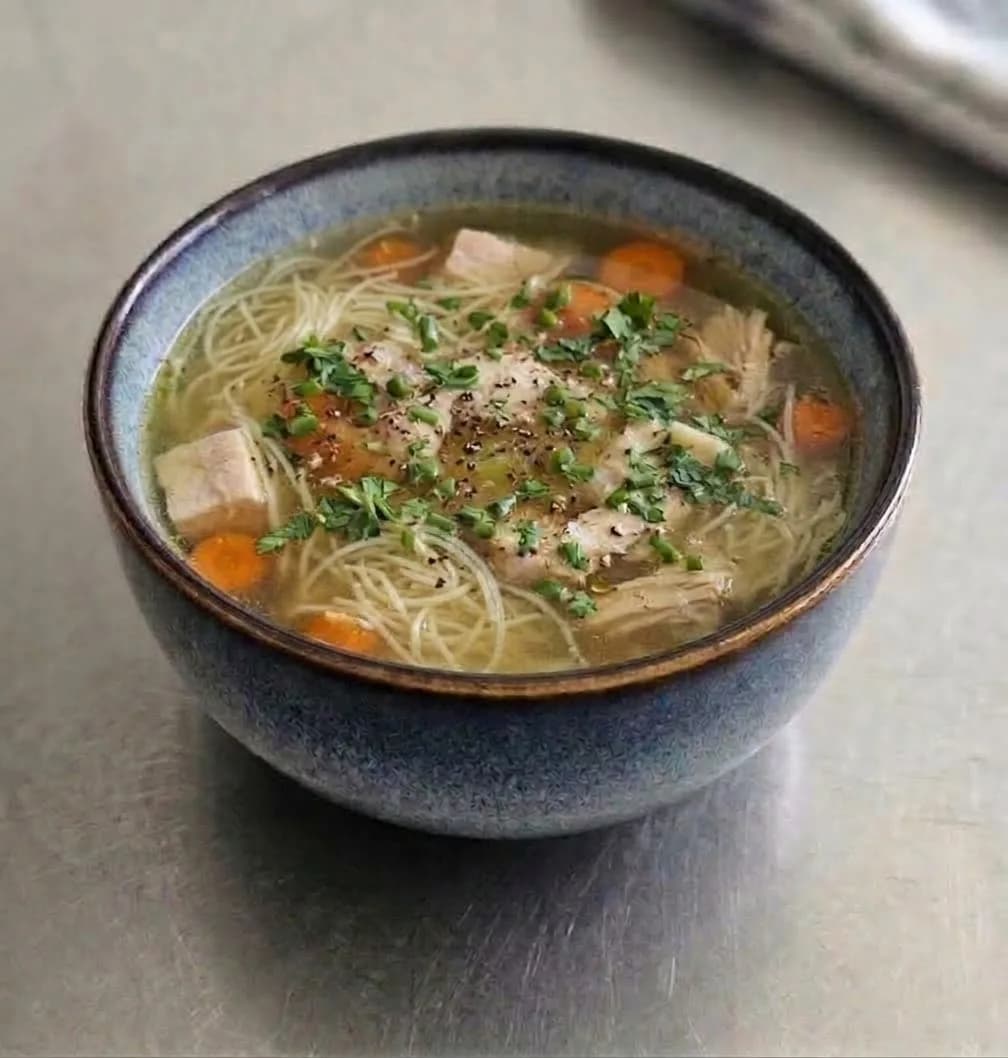 Лапша куриная \ Chiken noodle soup 
